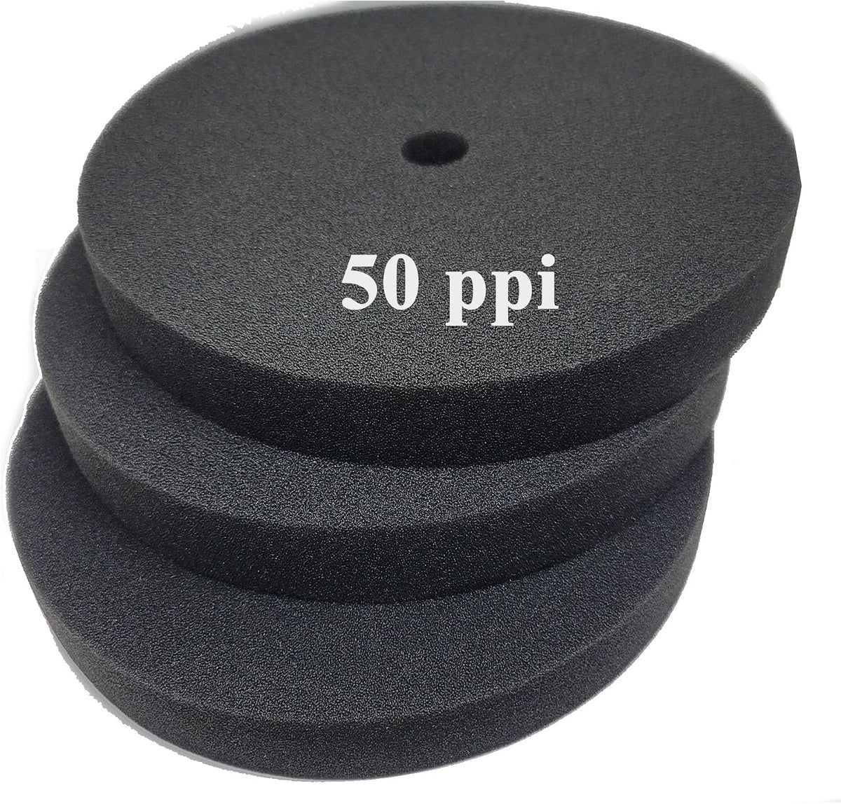 Aquarium Pond 5 Gallon Bucket DIY Bio Sponge Filter Media Pad Rounded 11x11 (20-35-50ppi Set)