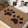 Buganda Dog Door Mat for Muddy Paws, Absorbent Dirt Trapper Washable Indoor by Buganda