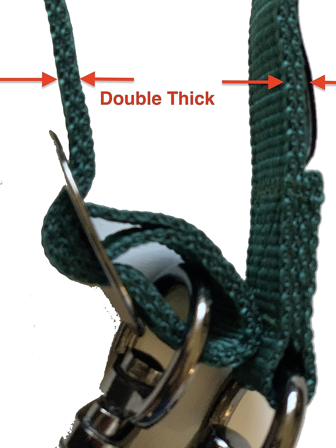 Majestic Ally Double Thick 36" to 72" Trailer Tie for Horse Haulage, Cross tie with Adjustable Buckle, Panic Snap and Bull Snap – 1" Wide by 36" to 72" Long (Purple)