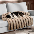 Large Dog Couch Bed, Fluffy Washable Couch Protector by WATANIYAPET