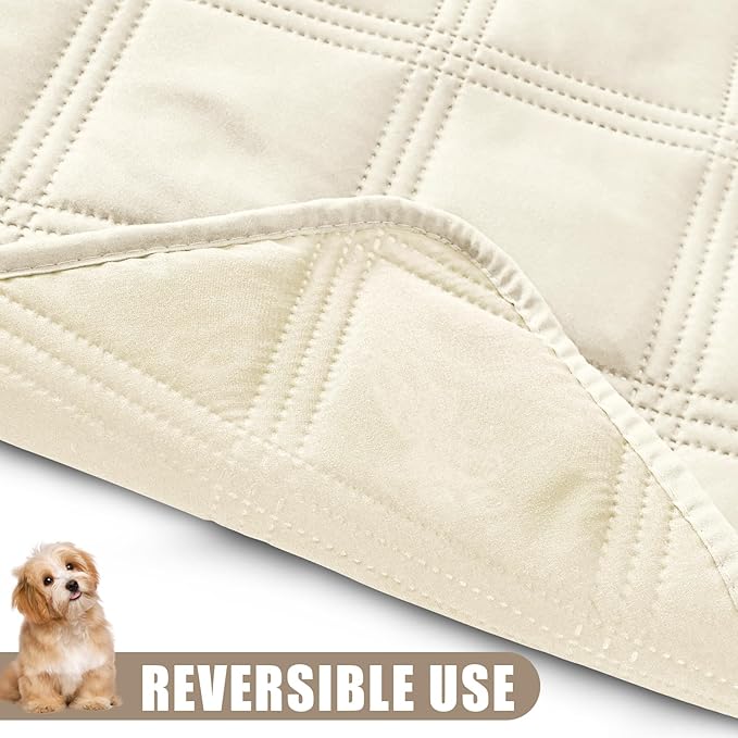 Smiry Waterproof Dog Bed Cover Blanket 68x82, Soft Reversible Pet Blanket - Image 3