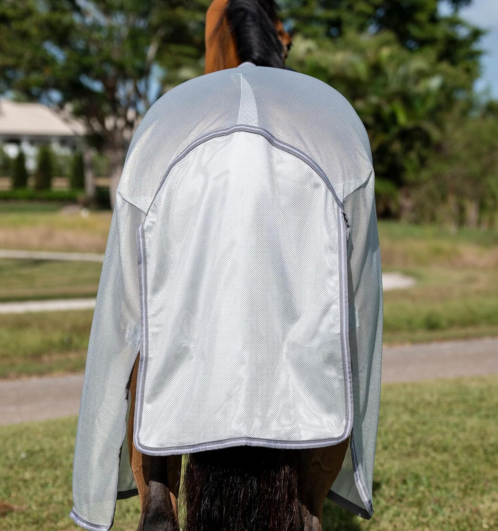 Horseware® Amigo® Bug Buster Fly Sheet - Silver/Titanium Grey & Silver, 75 inches