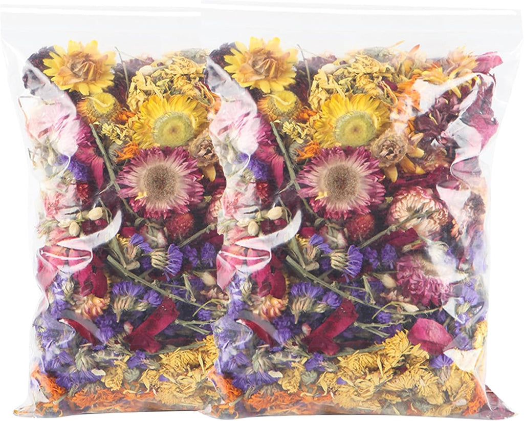 Amonk Natural Flower Bedding for Hamsters, Floral Habitat, 200g/7.05oz