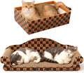 27" Cat Scratcher Bed & Sofa, Large Cardboard Cat Scratch Couch