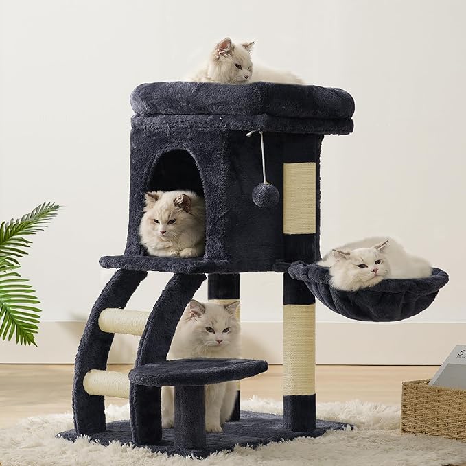 Heybly Cat Tree Tower, Cat condo - Image 9