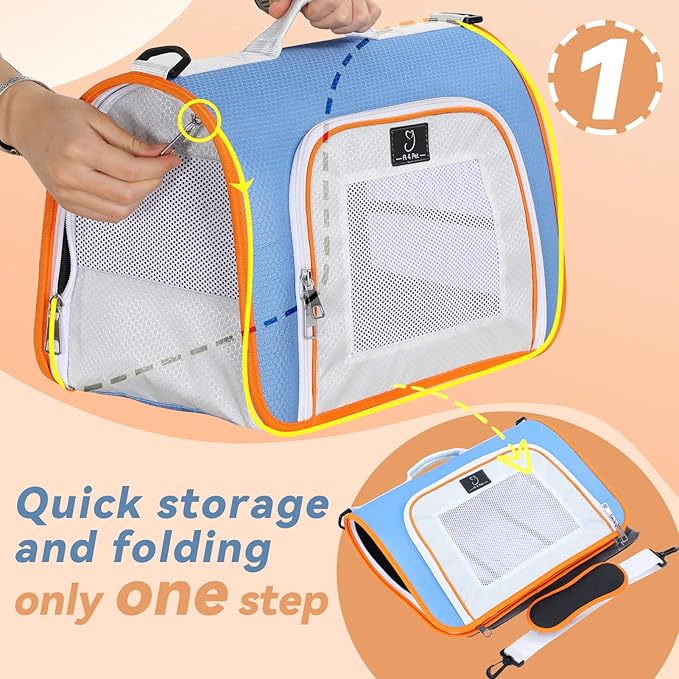 A 4 Pet Cat Carrier, Airline Approved Pet Carrier - Image 6