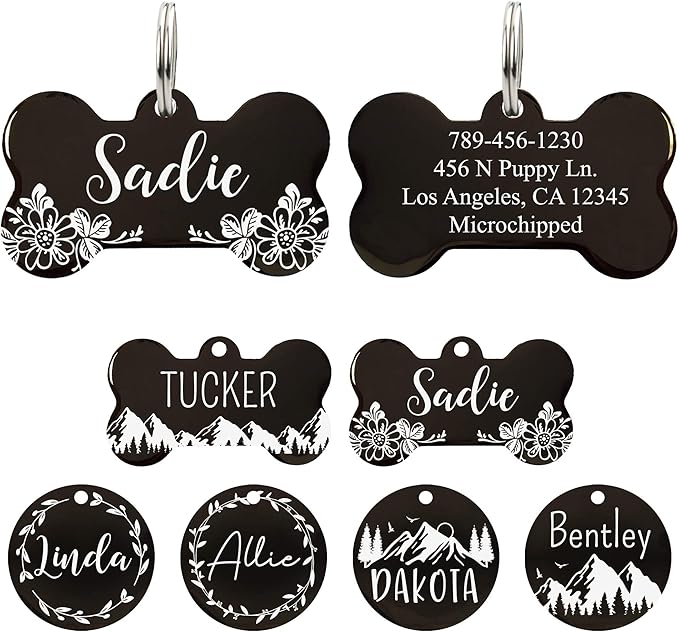 Ultra Joys Stainless Steel Pet ID Tags by UltraJoys