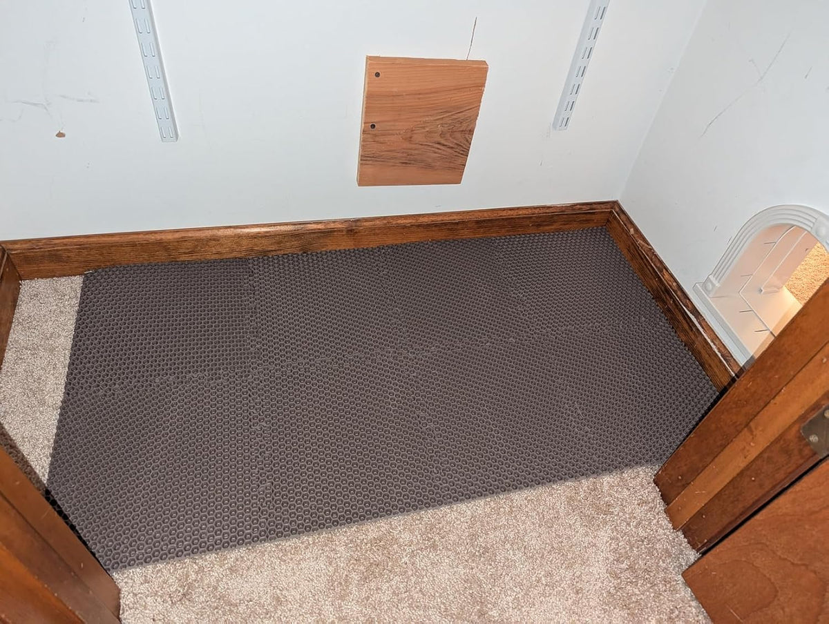 XL Extra Large Cat Litter Box Trapping Mat with Honeycomb Catcher for Indoor Kitty 36x30 Inch, Waterproof and Washable Easy Clean, Anti Tracking from Paws Mess Free, Heavy-duty Non slip