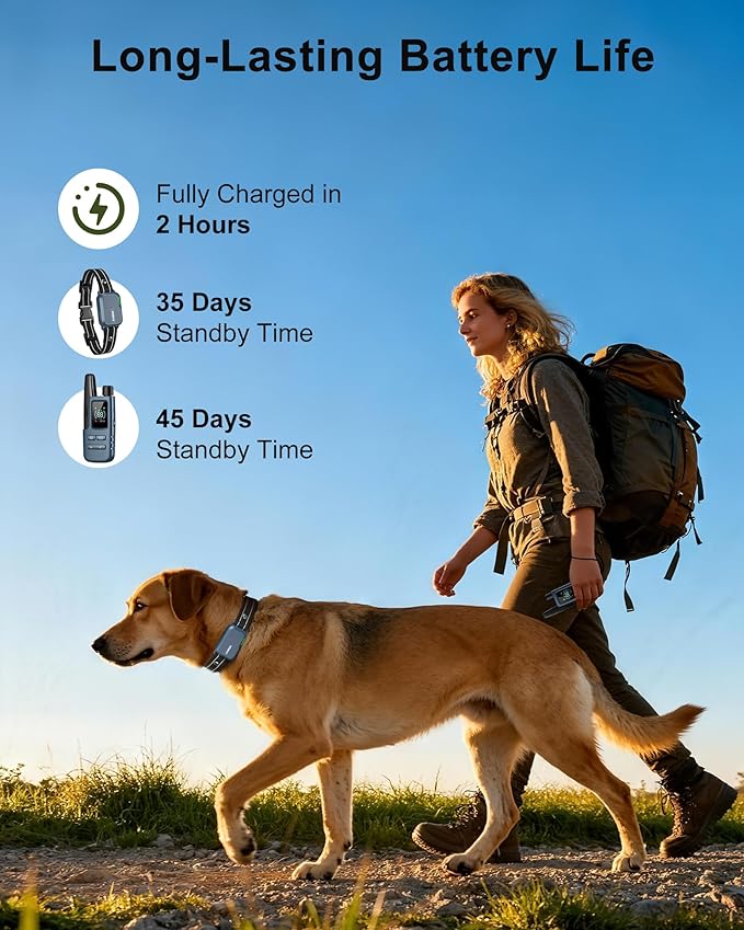 Jugbow Dog Shock Collar - 4500FT Dog Training Collar - Image 6