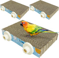 3 PCS Bird Cardboard Platform Hanging Parrot Cage Perch