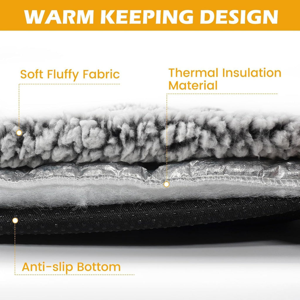 Self Warming Cat Bed, Self Heating Mat for Dog, Extra Warm Thermal Pet Pad