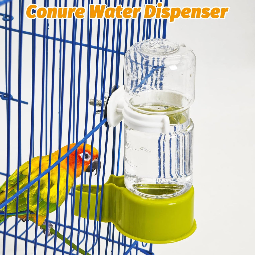 BNOSDM Bird Water Dispenser 2 Pcs Automatic Parakeet Cage Feeder No Mess