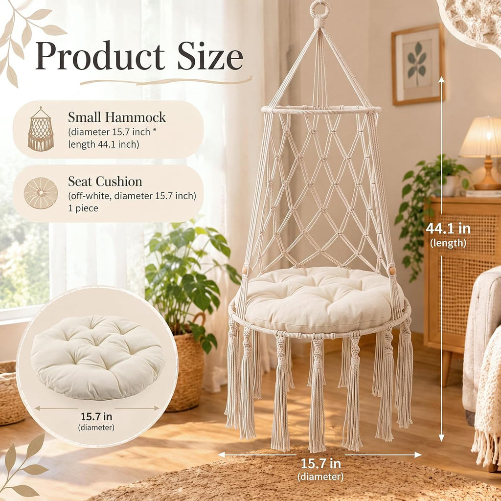 Briwooody Extra-large 2 Pcs Cat Hammock Hanging Cat Bed with Thick Cushion