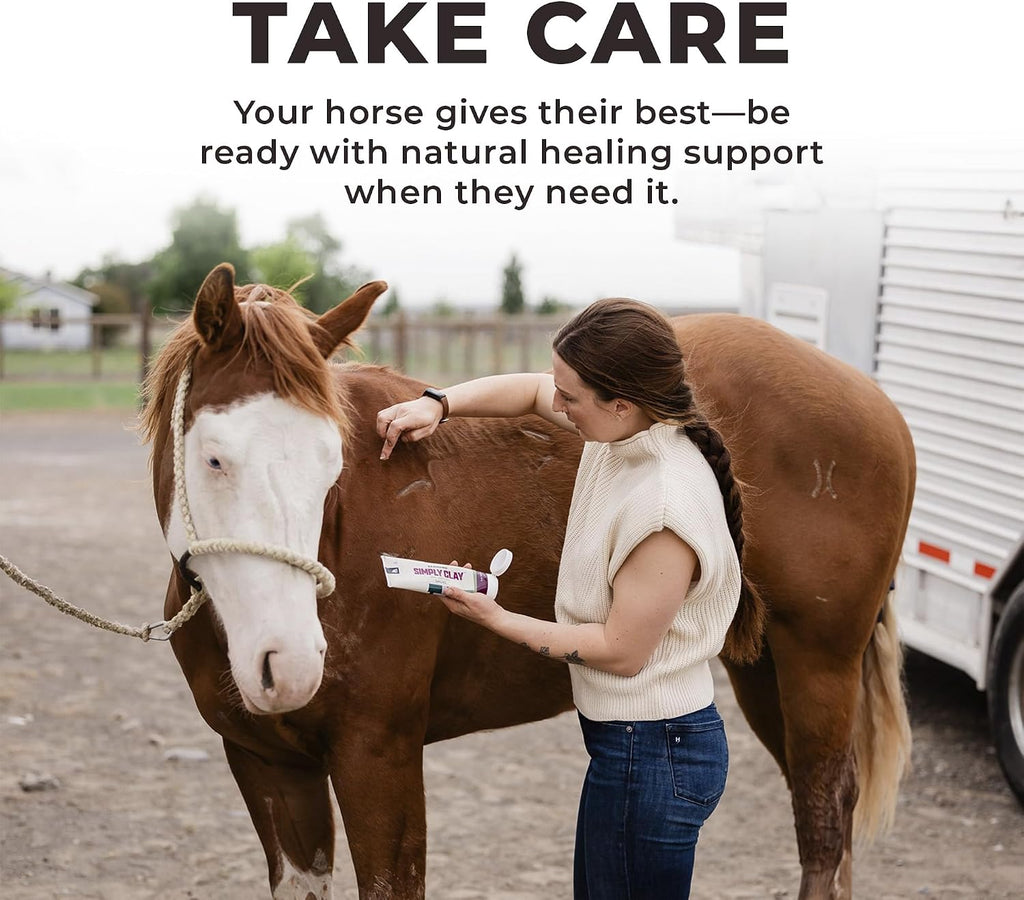 Redmond First Aid - All Natural Hydrated Clay for Horses, 8 Oz Tube