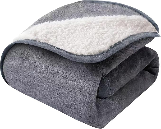 Sunheir Waterproof Dog Blanket for Bed Couch, Soft Plush Pet Blankets for Small by SUNHEIR
