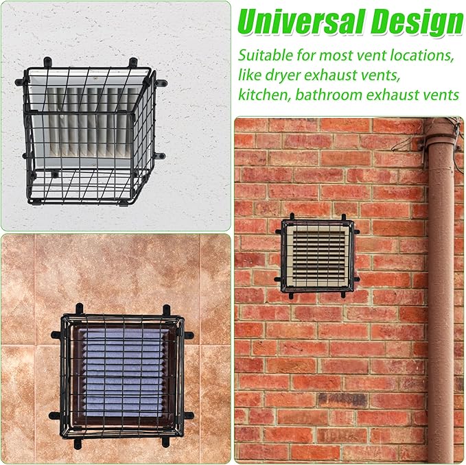 Dryer Vent Cover Guard Outside, Dryer Exhaust Vent Cover Bird Guard Protector - Image 6