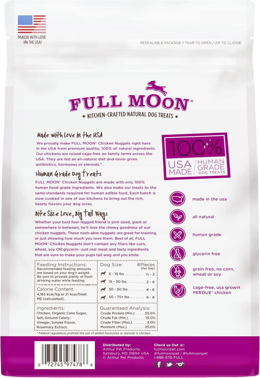 Full Moon® Chicken Nuggets Dog Treats 12 oz