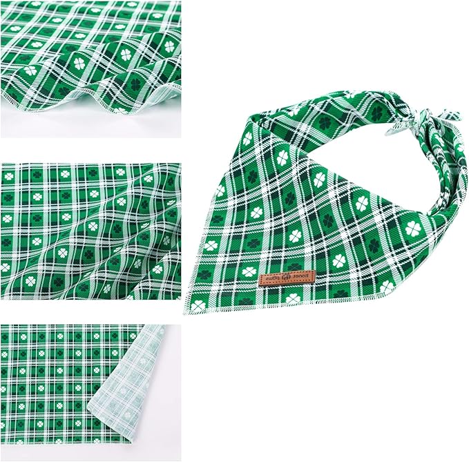 lionet paws St Patricks Dog Bandana - Image 2