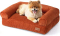 FUKUMARU Dog Couch Bed, Corduroy Cozy Cat Bed by FUKUMARU