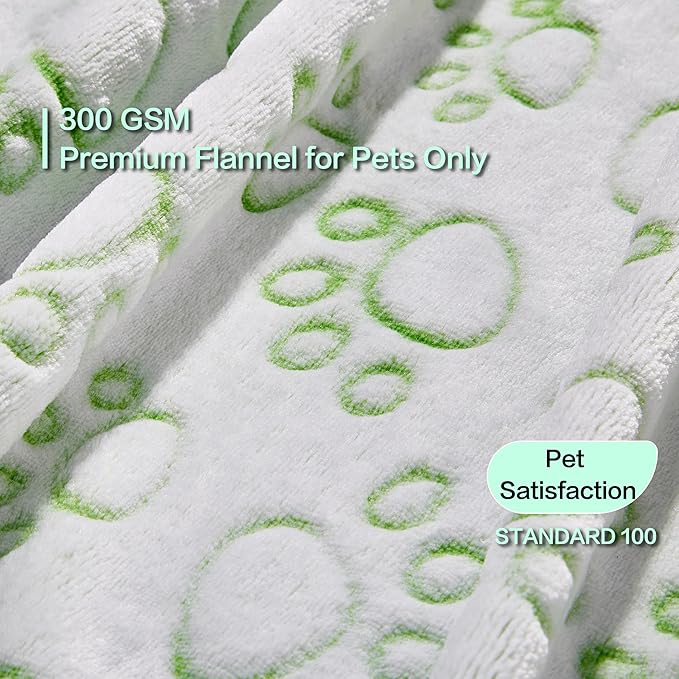 Stuffed Premium Green Soft Dog Blanket, - Image 2
