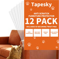 Cat Scratch Furniture Protector 12 Sheets with 50 Twist Pins XL 17" x 12"