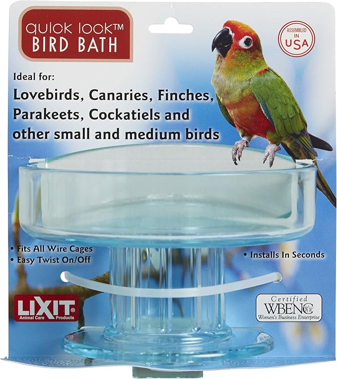 Lixit Quick Lock Bird Cage Bath - Image 7