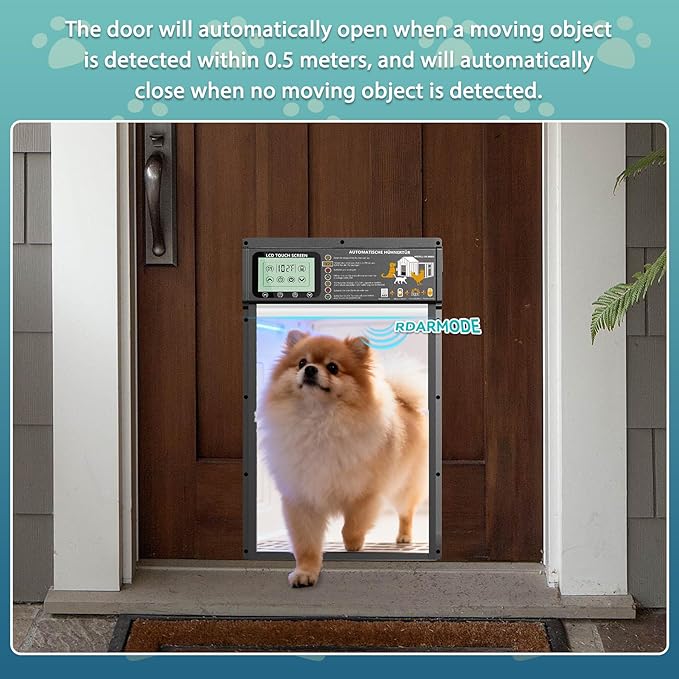 Large Size Automatic Dog Door Cat Door Solar - Image 3