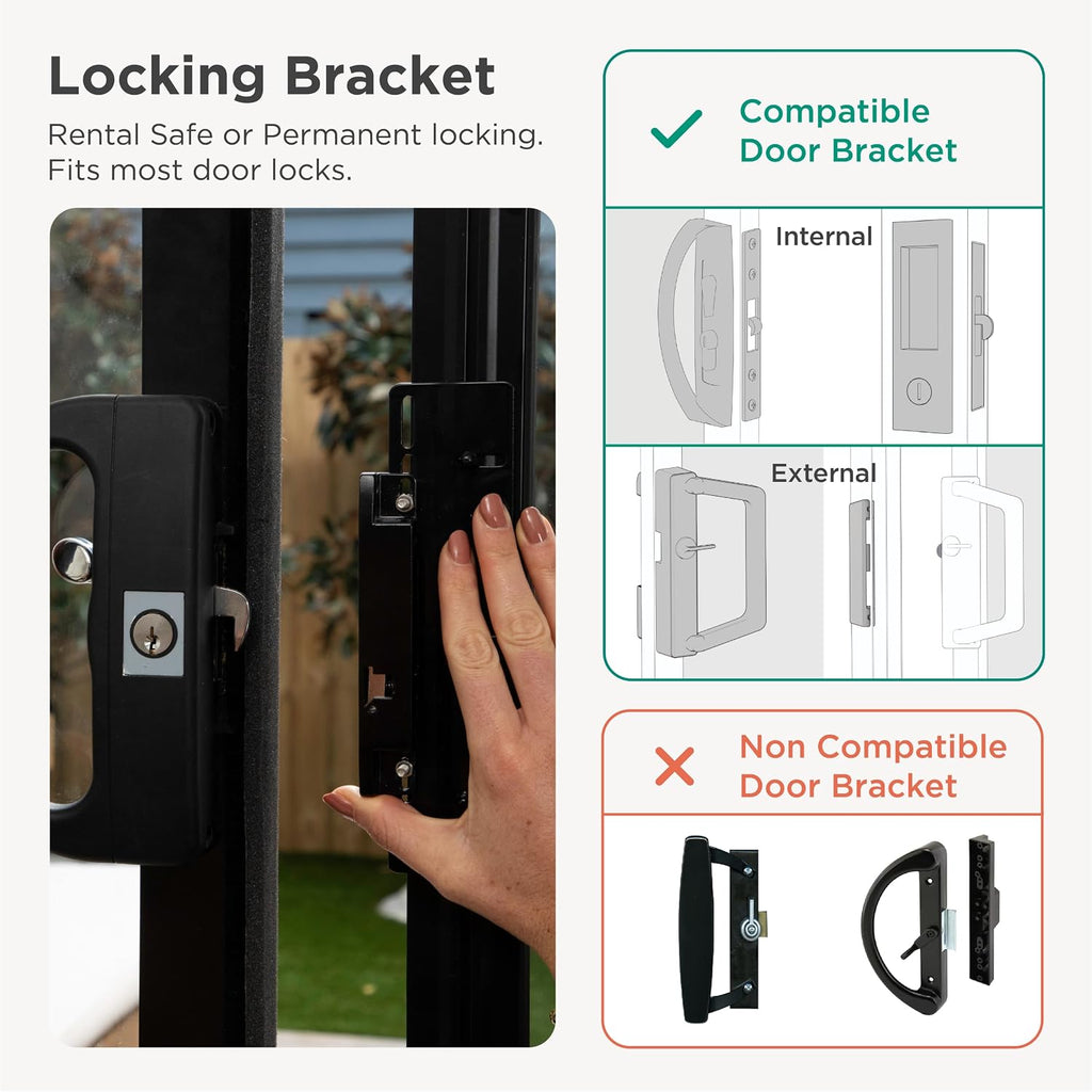 Hakuna Pets Dog Door for Sliding Glass Door - Tempered Glass Patio Insert