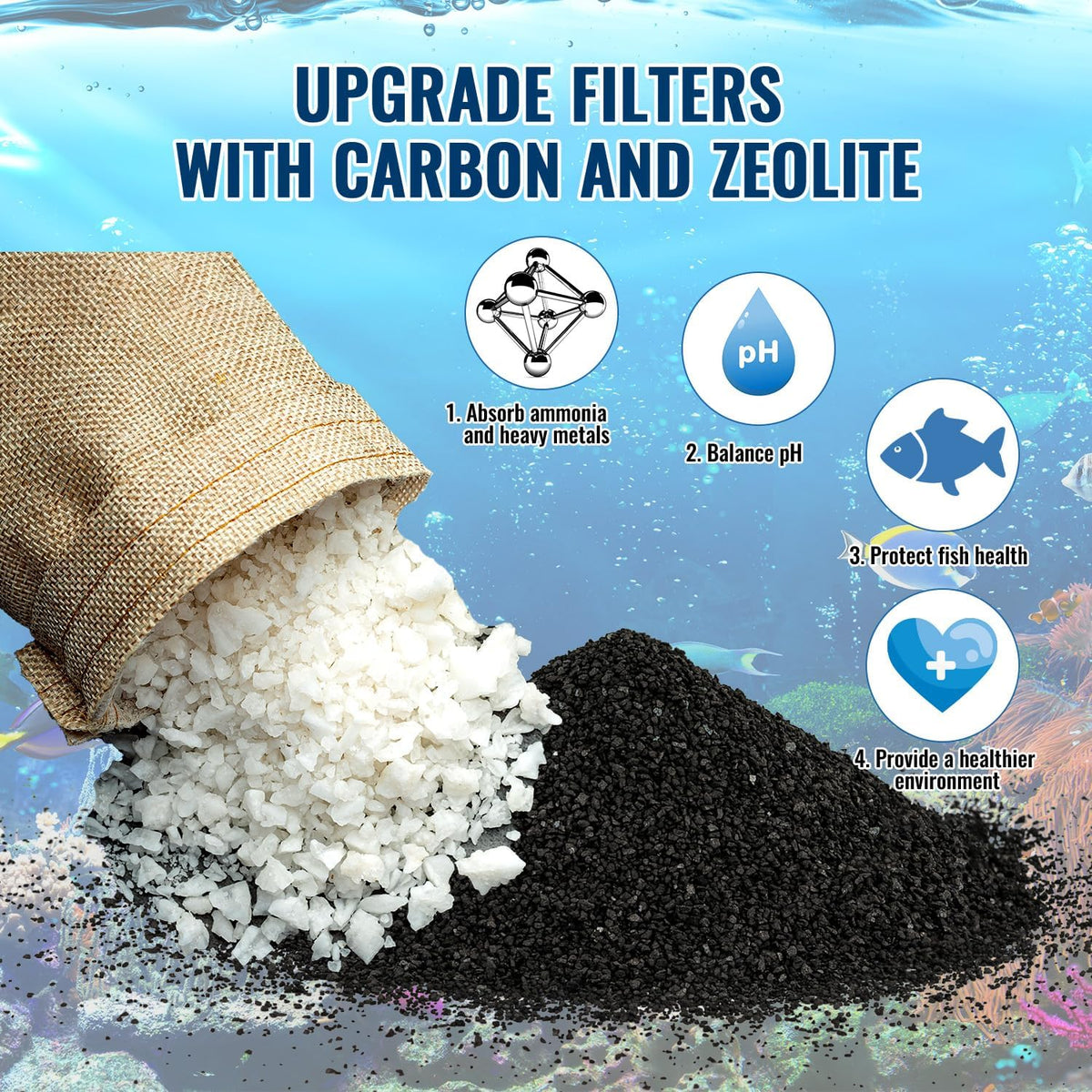 lasuroa 6pcs Filter Cartridges Compatible with Topfin Top Fin RF-L