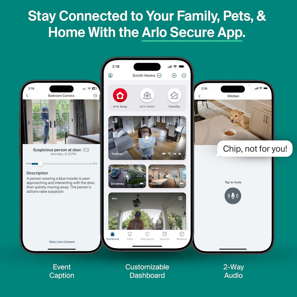 Arlo Essential Indoor Pan Tilt Zoom Security Camera 2K Wired - 1-Cam