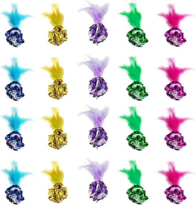 SunGrow Mylar Crinkle Balls - Image 2