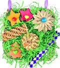 KATUMO Bird Toys, Parakeet Grass Mat Toys Parrot Foraging Shredding by KATUMO
