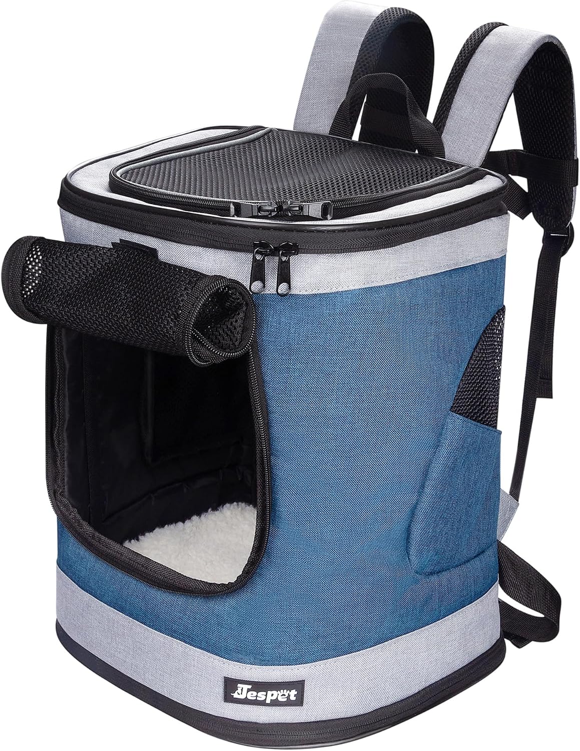 Jespet Pet Backpack Carrier for Small Dog, Soft Car Bed Ideal for Traveling