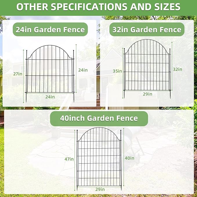 5 Panels Decorative Garden Fencing - Image 8