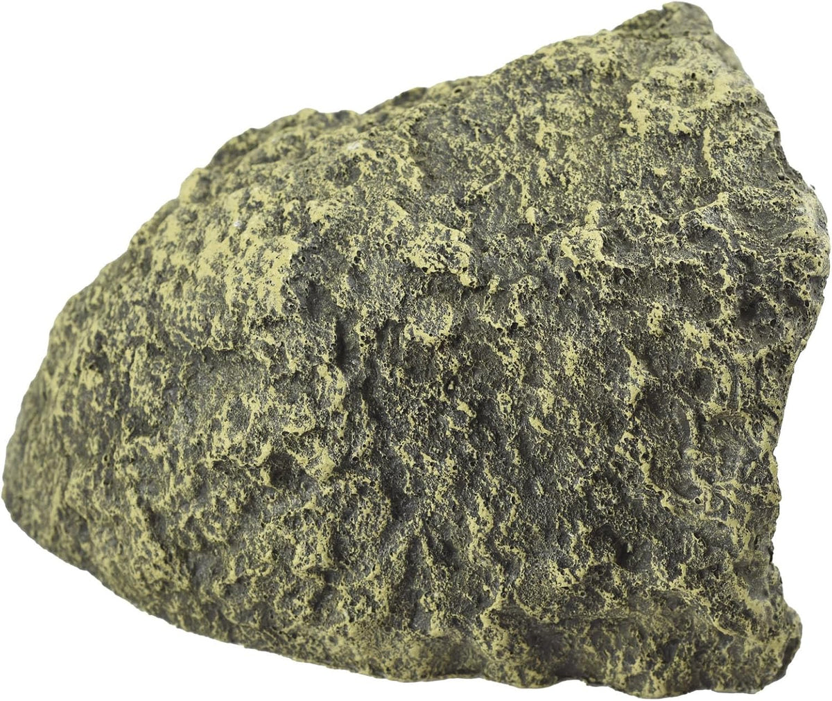 OMEM Resin Reptile Hideout: Extra Large Simulation Rock Cave for Ball Pythons, Lizards, Large Reptile Evasion -Aquarium Turtle Fish Tank Landscaping