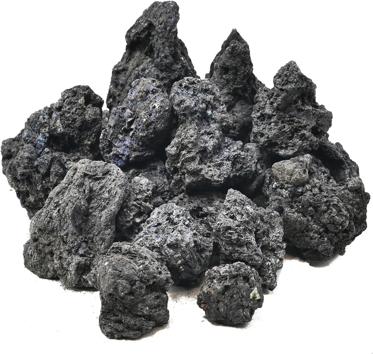 Natural Rocks Slate Stone 1-2.5 Inches Decorative Stones for Miniature Landscaping,Fairy Gardens,Bonsai,DIY Crafts,Aquariums & Reptile Terrariums-1lb