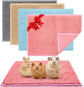Guinea Pig Cage Liner, 4 PCS Washable Guinea Pig Bedding Fleece Mat