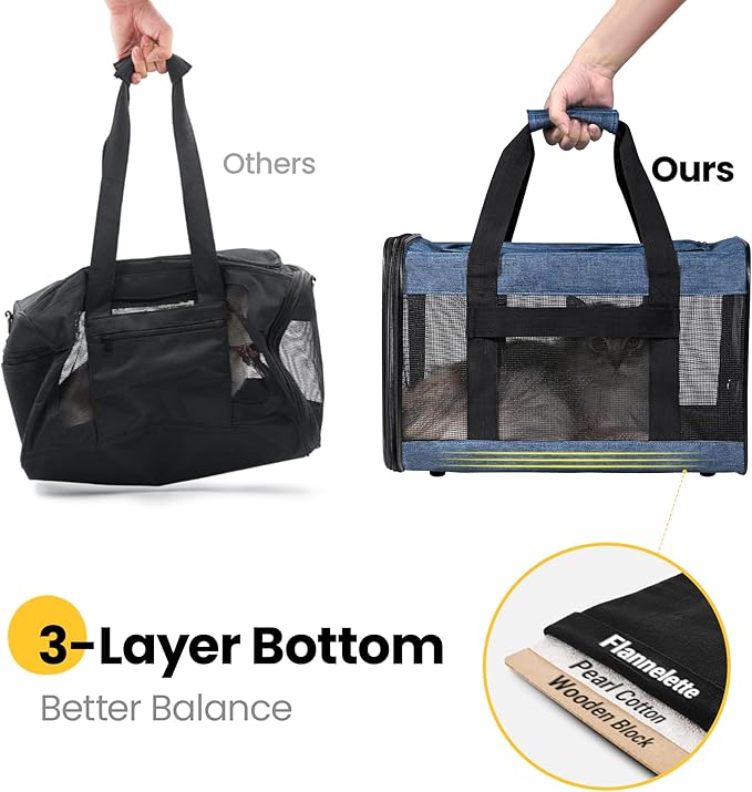 Dog Carrier Soft Sided, Large Cat Carrier - Image 7
