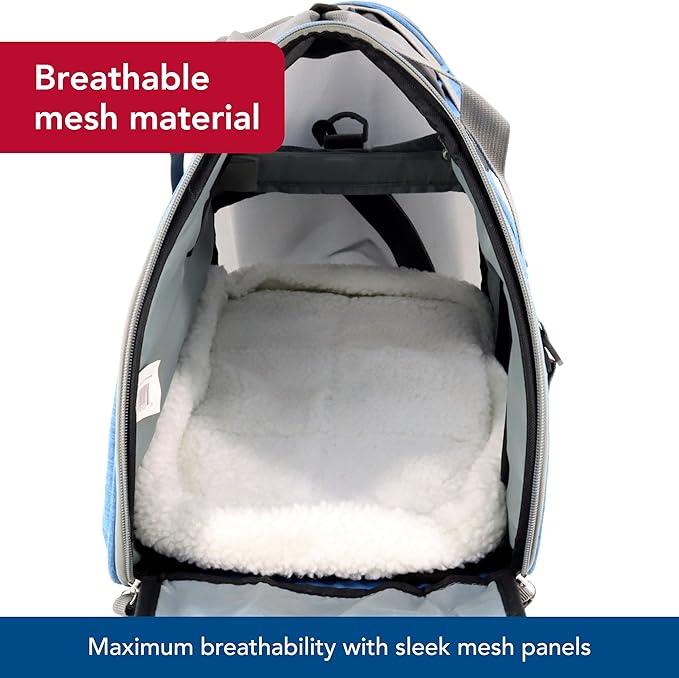 Coastal Pet - Bergan - Comfort Carrier - Heather Bermuda - Image 4