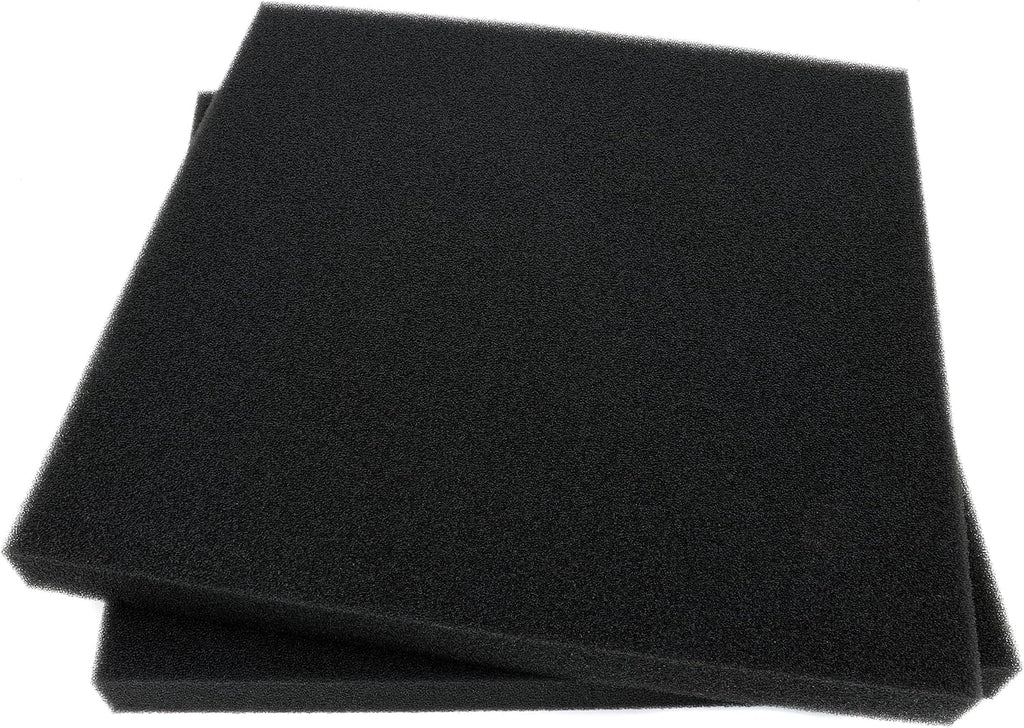 Aquarium Filter Bio Sponge Pad, Foam Sponges Filter Media, Cut fit it Filter Accessories for Fish Tanks and Ponds (18"x18"x1.6" (50PPI) 2 Pack)