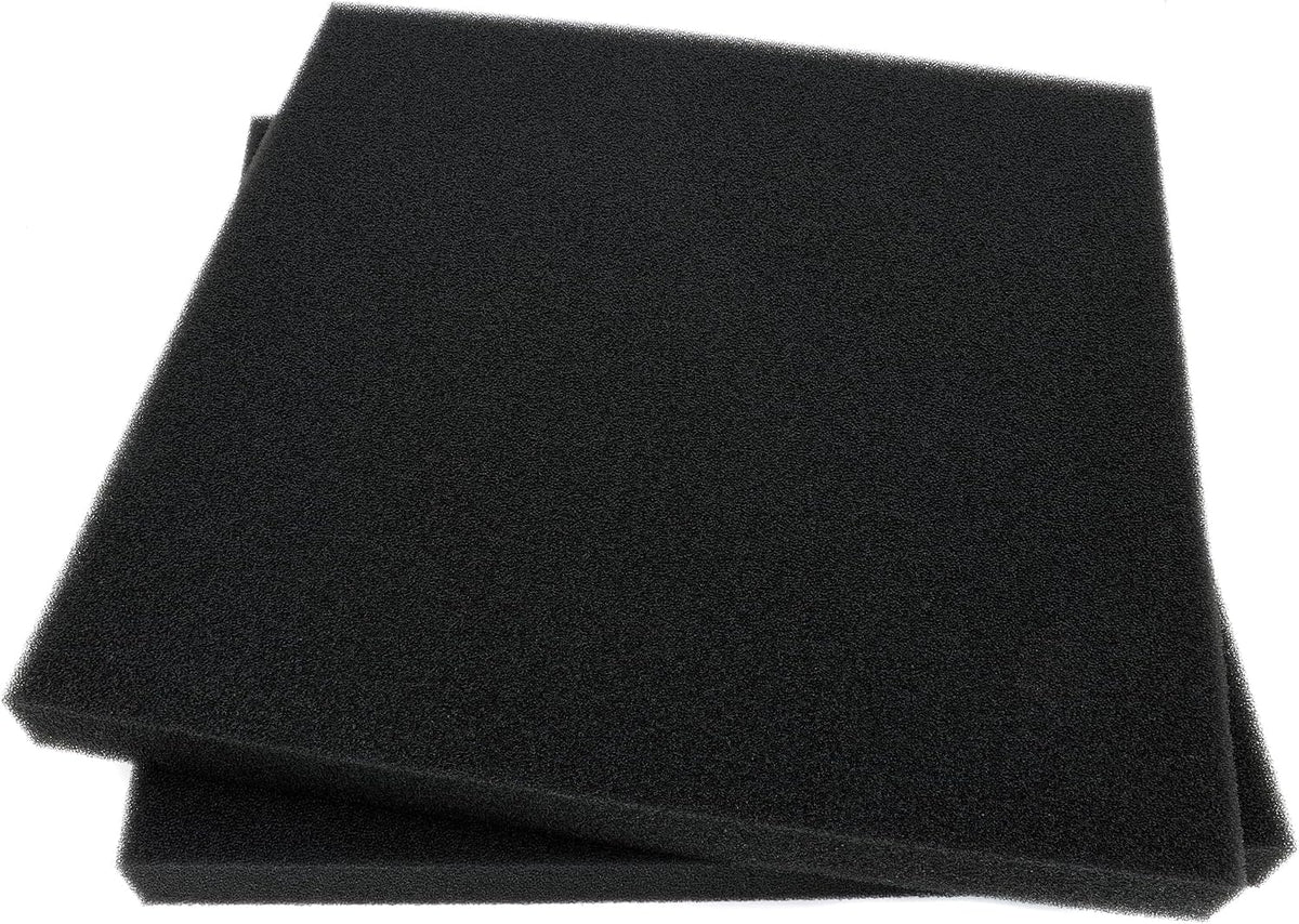 Aquarium Filter Bio Sponge Pad, Foam Sponges Filter Media, Cut fit it Filter Accessories for Fish Tanks and Ponds (18"x18"x1.6" (50PPI) 2 Pack)