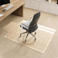 MESAILUP Beveled Edge Office Chair Mat with Lip for Carpet or Hardwood Floor, Crystal Clear 36" x 48" for a Smooth Glide and Easy Roll On/Off, Hard Heavy Duty and Non-Slip Desk Chair Mat