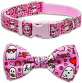 Valentine’s Day Dog Collar Adjustable Puppy Collar by PohshidoPet