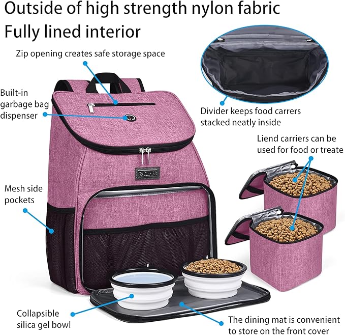 BAGLHER丨Dog Travel Bag, Airline Approved Pet Supplies Backpack, Dog Travel - Image 4