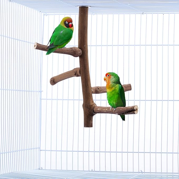 CozyCabin Natural Bird Perch Stand - Image 2
