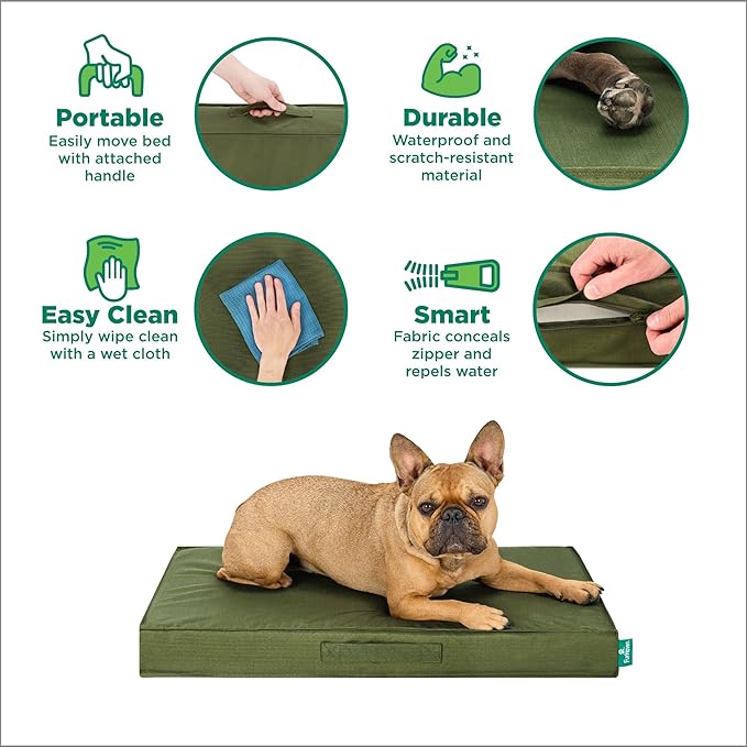 FurHaven Cooling Dog Bed – Medium Foam Mattress - Image 4