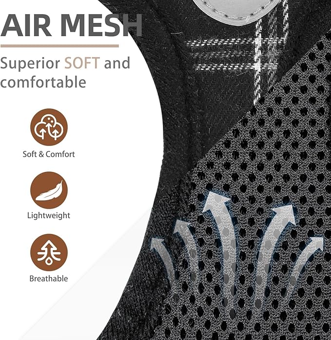 PUPTECK Adjustable Dog Harness Collar and Leash Set Step in No Pull Pet Harness - Image 2