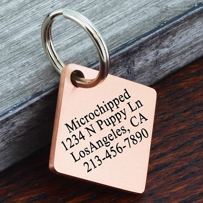 Ultra Joys Dog ID Tag, Custom Dog Tag Personalized Cat Tag, Pet ID Tag - Image 4