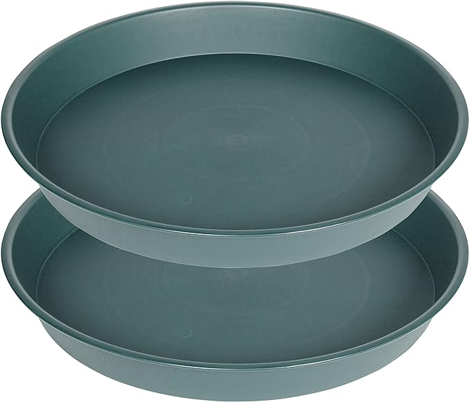2 Pack of Bird Bath Bowl 12", 1.6" Depth, 10 12 inch Birdbath Bowls Dish Only by Bleuhome