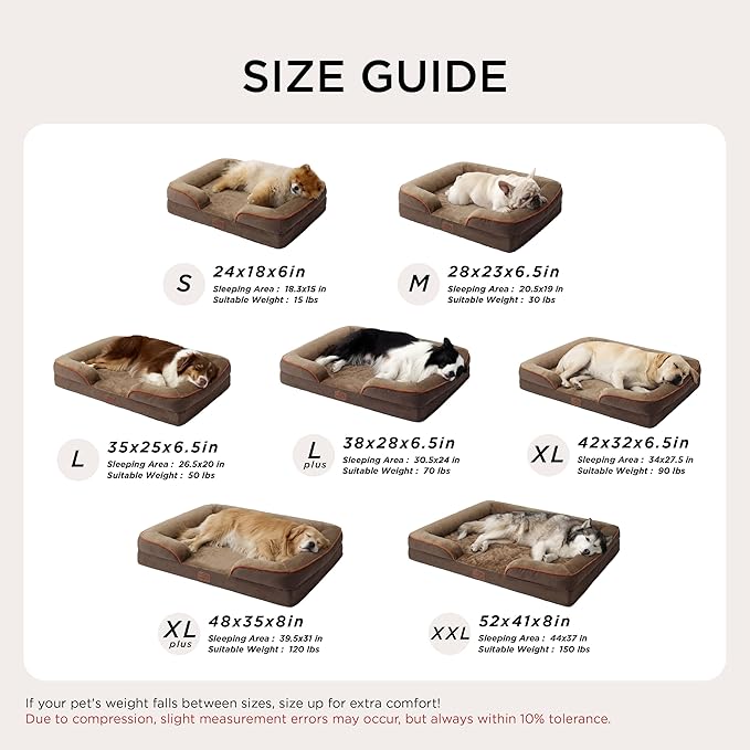 Bedsure Orthopedic Dog Bed Medium Size Dogs - Image 7